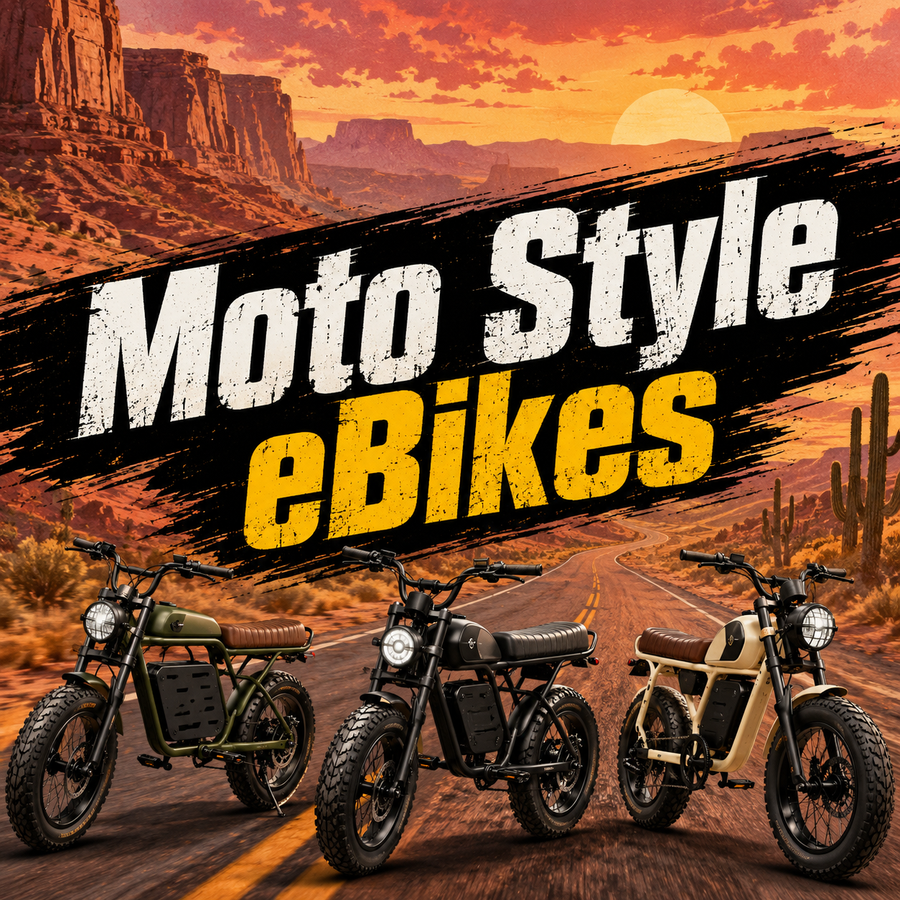 Moto Style eBikes Available for Shipping