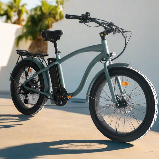 Step Over 24x3 - 52v 750W Beach Cruiser Electric Bike