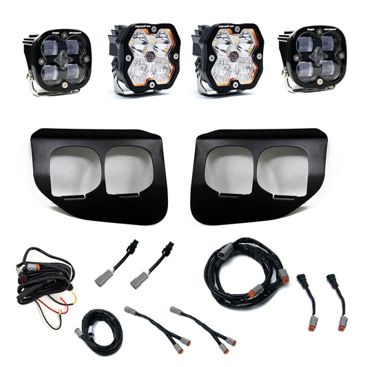 Squadron 2.0 Sport/Squadron Sae Dual Fog Pocket Light Kit Ford 2020-22 F-250/350 Super Duty Clear Baja Designs