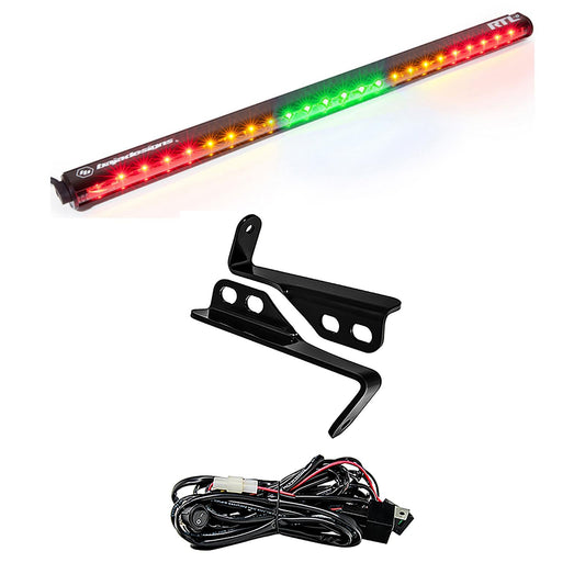 Polaris RZR 15-18 4 Seat 30 Inch RTL Rear Light Bar with Bracket Kit Baja Designs