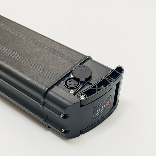 48V 15AH eBike Battery - Silver Fish/Seat Tube Style Battery - 3 Pin XLR for Coastal Cruiser - Parts - 210000001325 eBike Super Shop