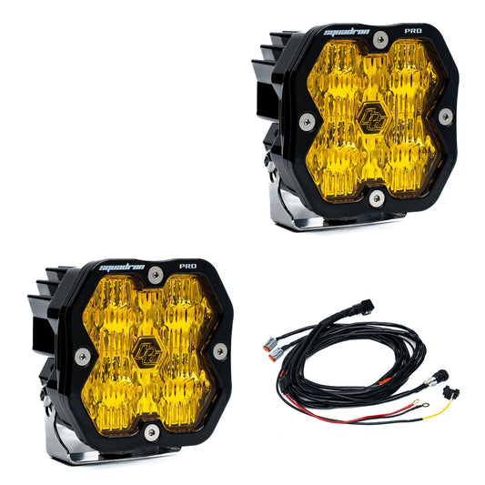 Squadron 2.0 Pro Black LED Auxiliary Light Pod Kit - Universal Baja Designs