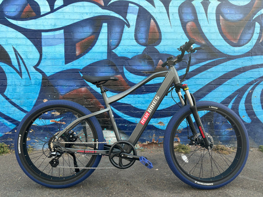 Custom Blue Midnight 750 w Electric Urban eBike 26x2.1 Urban tire electric bike - eBike Super Shop