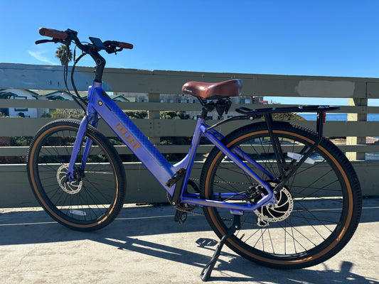 Custom Blue Monday 500 w Electric e - Moto Style eBike 27.5x2.2 Urban tire electric bike - eBikes - EBIKE|1531 eBike Super Shop