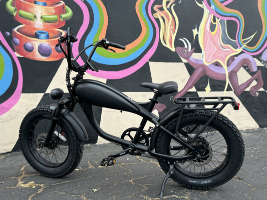 Custom Mini Racer 500 w Electric Vintage eBike 20x4 Fat tire electric bike - Mini eBike - EBIKE|1532 eBike Super Shop