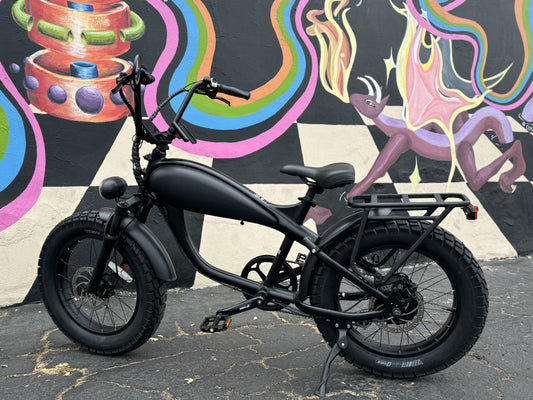 Custom Mini Racer 500 w Electric Vintage eBike 20x4 Fat tire electric bike - Mini eBike - EBIKE|1532 eBike Super Shop