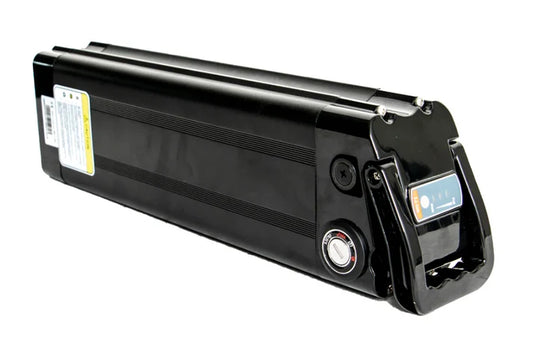 52V 17.5AH Silverfish battery with black and silver casing, shown from a side angle on a white background