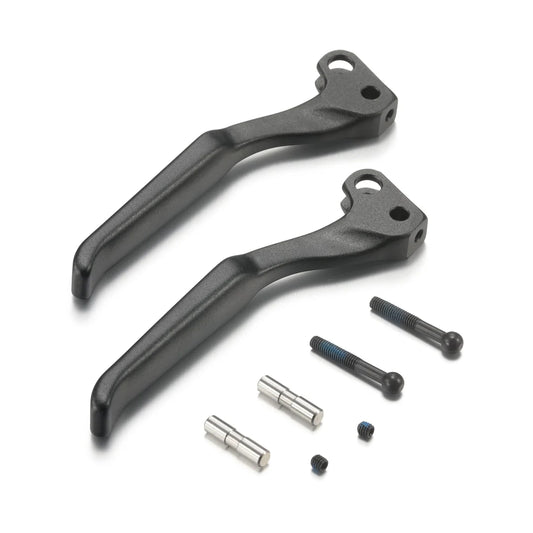 Product image of the Eride Pro Pro S SS2.0 Mini Brake Lever, showing a compact, lightweight brake lever designed for e-bikes or scooters, with a sleek black finish and ergonomic handle.