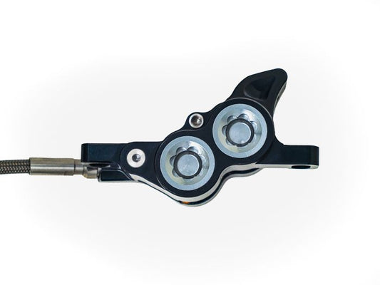 Black Stomp Ebox Megalith Performance Brake Kit, complete brake set with components displayed on a white background
