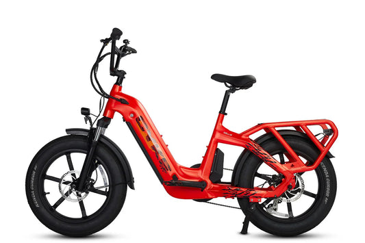 CYKE Collie Cargo Electric Cargo eBike - 48v 750 w Mini Fat Tire Electric Cargo eBike - Cargo eBike - CYKE|ORANG|2616 eBike Super Shop