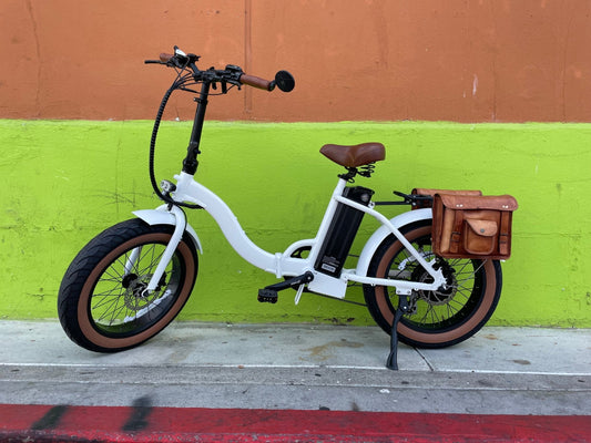 eBike Brown Smooth Leather Couch Seat for Ebike - Parts - EBIKE|ACCES|0462 eBike Super Shop