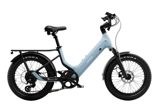 Urtopia Carbon Joy eBike in Glacier Blue, side view, size 5