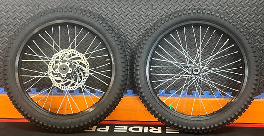 eMoto Wheel Set Shinko 241 Dual Sport 19"/19" Complete Front & Rear Wheel & Tire Set for Moto Bikes - Wheel & Tire Set - EBIKE|2366 eBike Super Shop