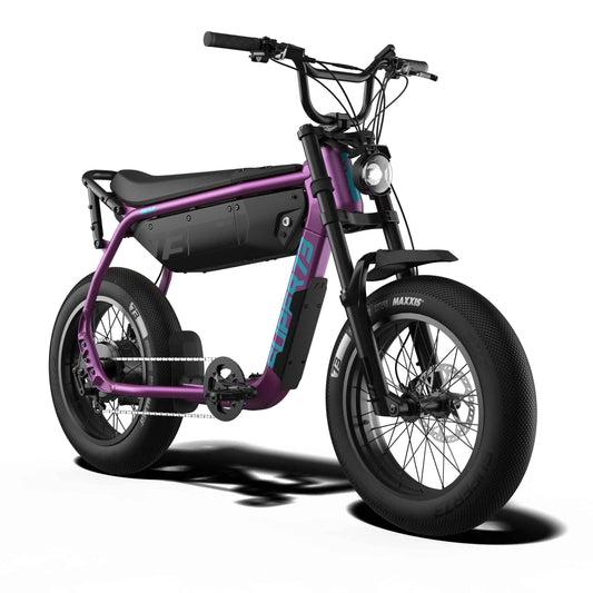 Super73 B1G SE eBike in Cullenberry color, side view, against a plain background
