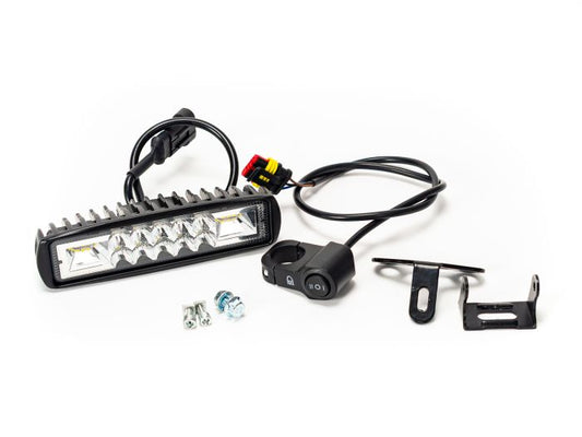 Stomp Ebox EBX RS headlight, front view, product image on white background