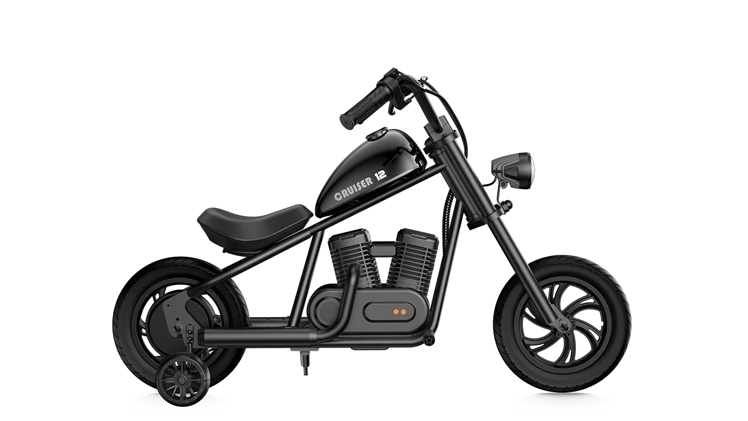 HYPER GOGO Cruiser 12 Electric Kids Mini Motorcycle eBike - 21.9v 160 w - Youth eMotorcycle - HYPER|BLACKNOTR|2251 eBike Super Shop