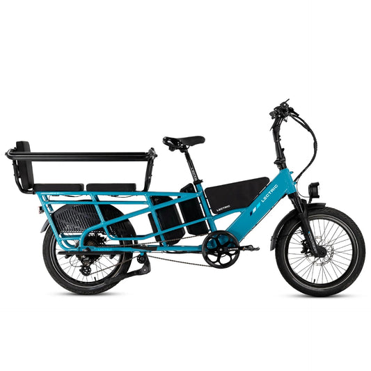 LECTRIC XPedition Cargo Dual Battery Limited - Edition 750 w - Fat Tire Electric Cargo eBike - Cargo eBike - LECTR|BLUE|1757 eBike Super Shop