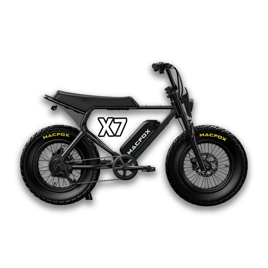MACFOX X7 - Step Over - Macfox - X7 - eBike - Black - Box eBike Super Shop