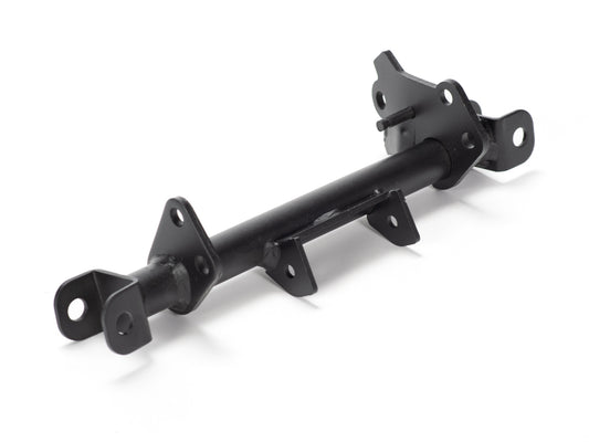 Stomp Ebox foot peg bar stock, silver metal bar with mounting holes, displayed on a white background.