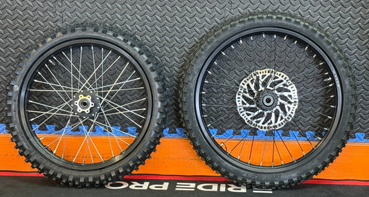 Surron eMoto Wheel Set CST Knobby 17"/19" Front & Rear Wheel & Tire Set for Electric Dirt Bikes *Does not include rotor or sprocket* - Surron Wheel & Tire Set - EBIKE|2777 eBike Super Shop