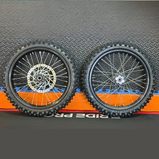 Surron eMoto Wheel Set CST Knobby 19"/19" Front & Rear Wheel & Tire Set for Electric Dirt Bikes *Does not include rotor or sprocket* - Surron Wheel & Tire Set - EBIKE|2775 eBike Super Shop