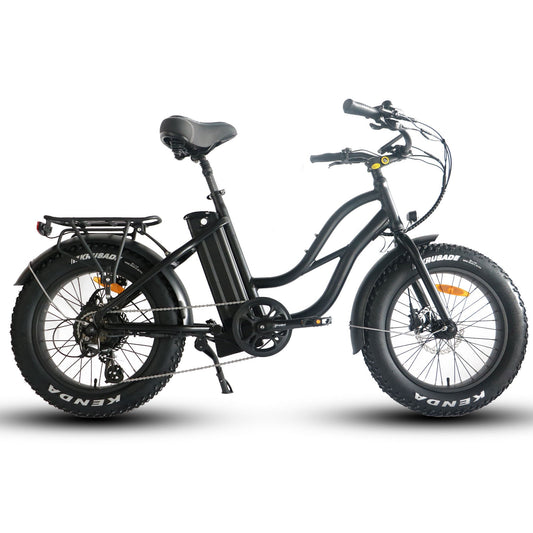 Step Thru Mini 20x4 - 52v Beach Cruiser Electric Bike - 40% OFF