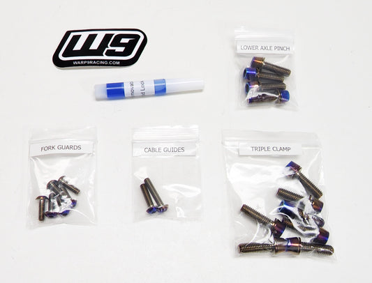 Titanium Fork Bolts - Warp 9