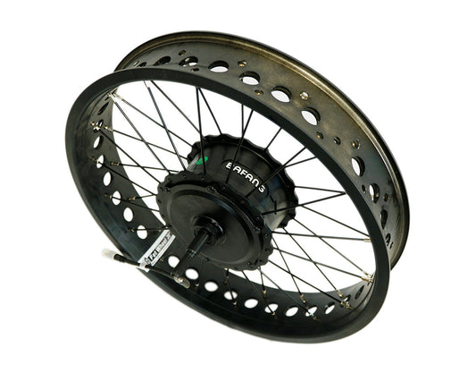 20x4 Rear wheel assembly - 48V 750W Bafang motor