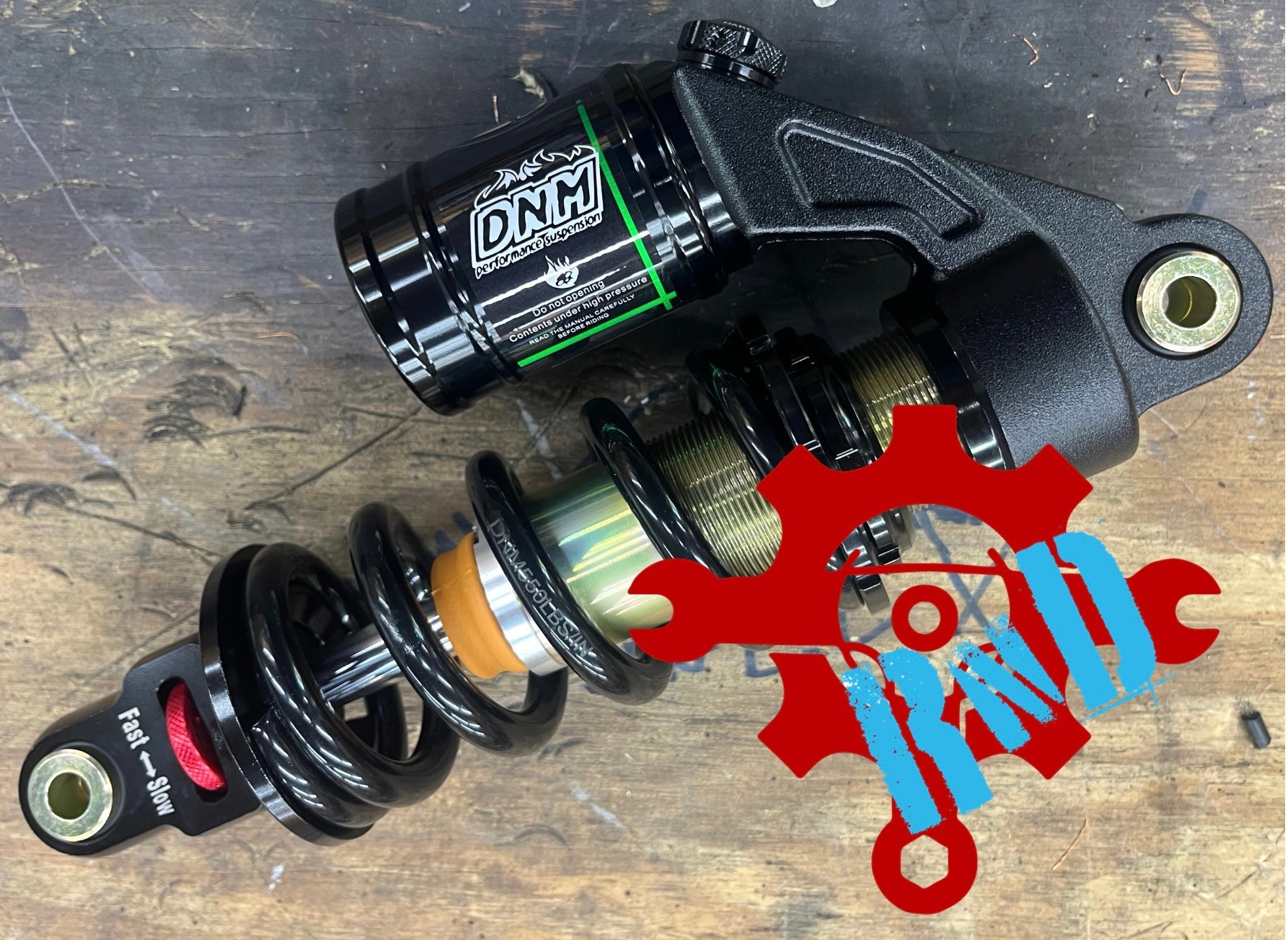E Bike Rear Spring Tuttio Upgraded Rear Shock - DNM - EZE Ryders Electric Bike Shop
