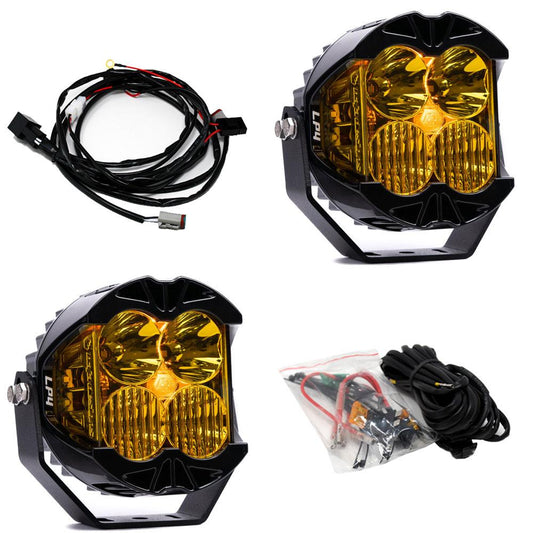 LP4 Pro Black LED Auxiliary Light Pod Pair - Universal Baja Designs