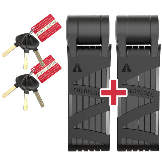 Foldylock Compact Black 2 units key alike