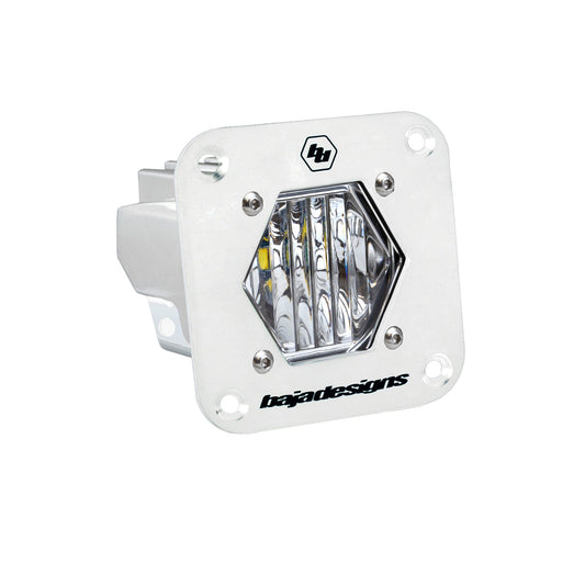 S1 White Flush Mount LED Auxiliary Light Pod - Universal Baja Designs