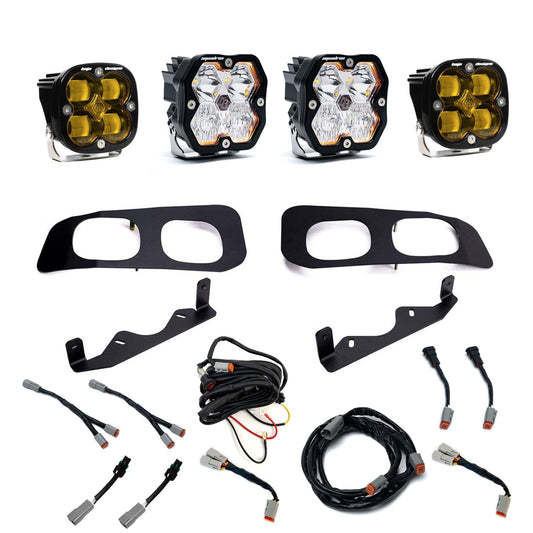 Squadron 2.0 Sport/Squadron Sae Dual Fog Pocket Light Kit Ford 2023-26 F-250/350 Super Duty Baja Designs