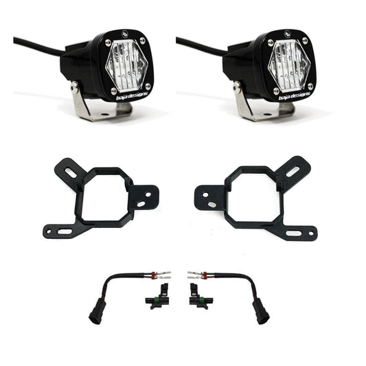S1 Fog Pocket Light Kit 24-25 Silverado/Sierra 2500/3500 2025 1500 AT4-X Baja Designs