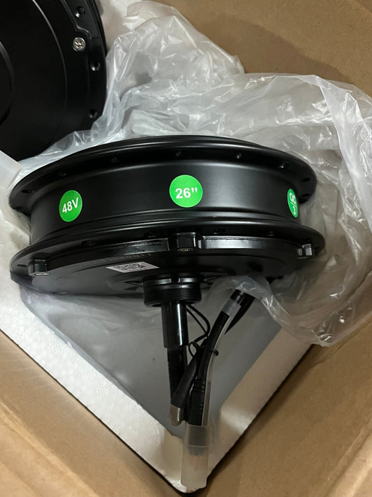 48V 500W Hengtai Ebike Hub Motor - 26" for Ebike Conversion or Replacement - Electric Bike Motor - Parts - 210000001001 eBike Super Shop