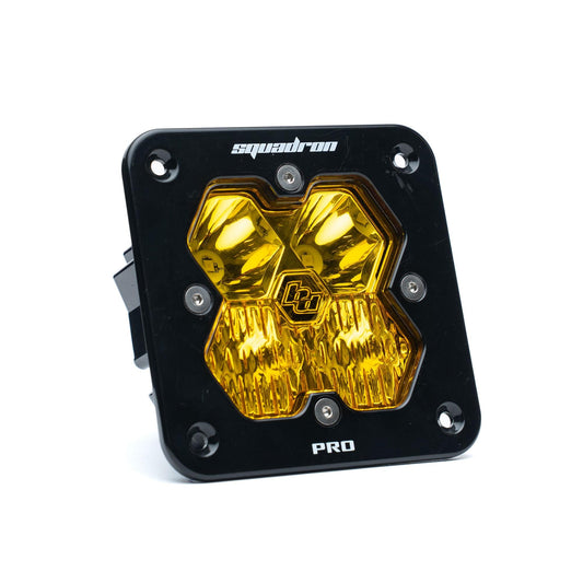 Squadron 2.0 Pro Black Flush Mount LED Auxiliary Light Pod Kit - Universal Baja Designs