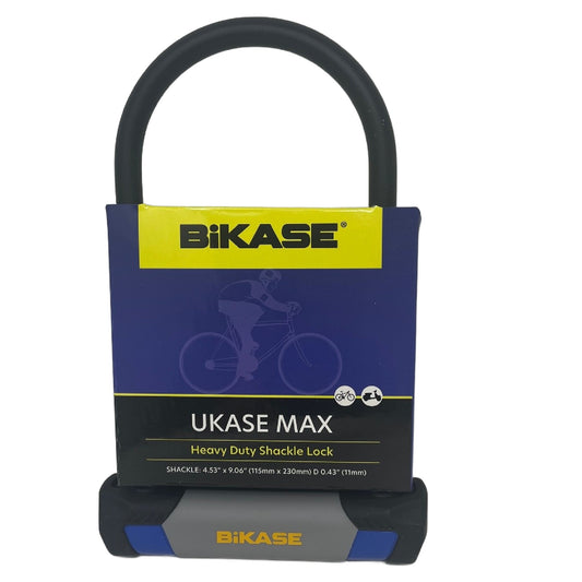 UKASE MAX - Heavy Duty Shackle Lock  - Shackle: 4.53" x 9.06" (115mm x 230mm) Dia 0.43" (11mm)