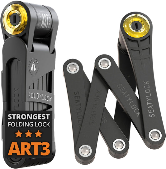 FoldyLock Forever Heavy Duty Folding Bike Lock Sold Secure Gold Rated