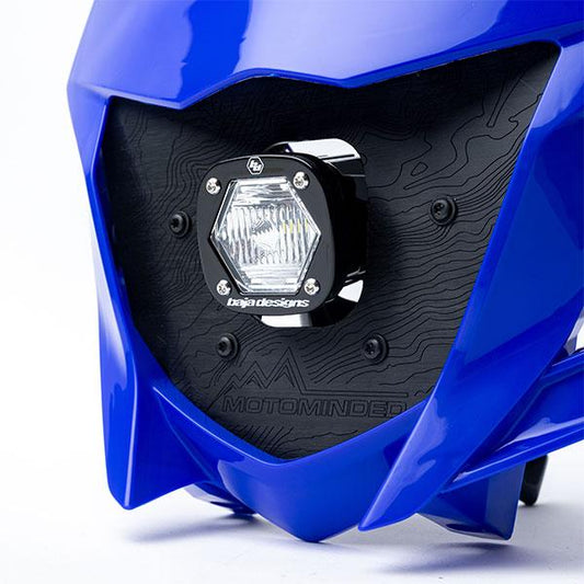Yamaha Headlight Kit S1 LED Headlight w/ Yamaha Shell Yamaha YZ250FX ('15-24) YZ450FX (19-24) YZ250F ('19-24) YZ450F ('14-24) Baja Designs