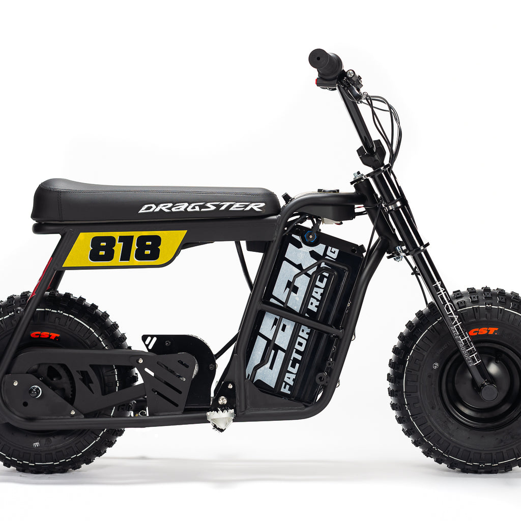 Stomp EBOX Dragster - Electric Moto Bike - Electric Mini Bike - Black ...