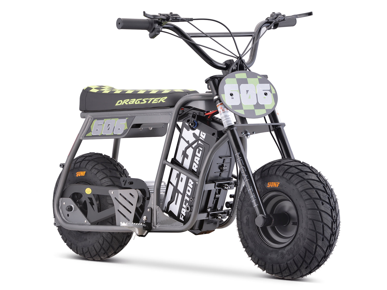 Stomp Ebox Dragster Electric Moto Bike Electric Mini Bike Gray Shipping End of December