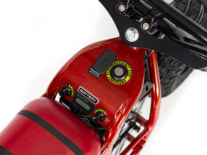 Stomp EBOX Dragster - Electric Moto Bike - Electric Mini Bike - Black ...