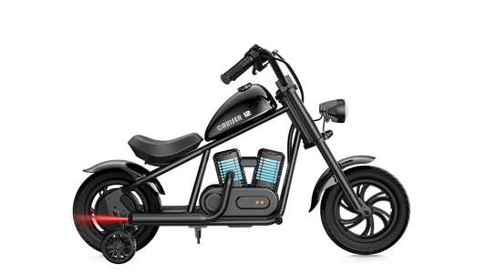 HYPER GOGO Cruiser 12 Plus Kids Electric Mini Motorcycle eBike-21.9v 160 w