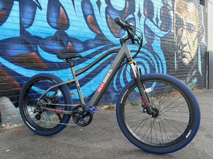 Custom Blue Midnight 750 w Electric Urban eBike  26x2.1 Urban tire electric bike - eBike Super Shop