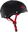 S1 Lifer helmet - Black Matte W/ Red Straps