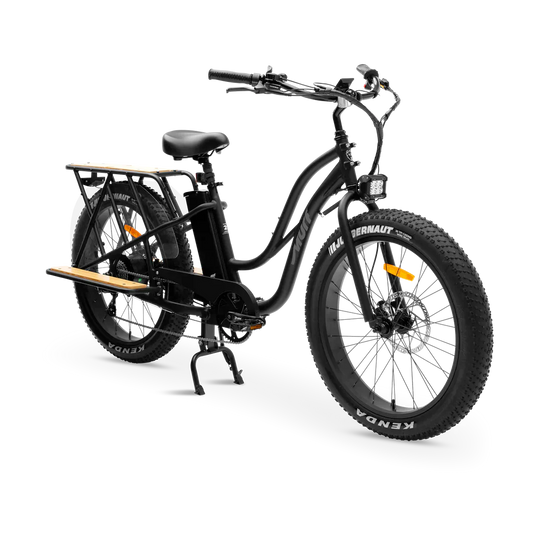 MURF Alpha Cargo Fat Tire Electric Cargo Beach Cruiser eBike-52v 750 w Electric Cargo eBike