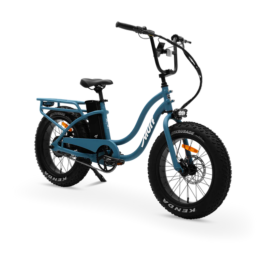 MURF Electric Urban eBike  Higgs Step-Thru-52v 750 w Fat Tire Electric Beach Cruiser eBike