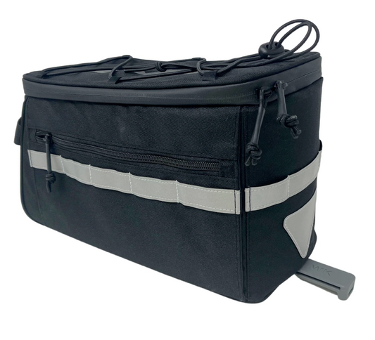 MIK Trunk Bag Big Momma Bicycle Rack Bag - Compatible With MIK (Works Only With MIK Rack - Not Included)