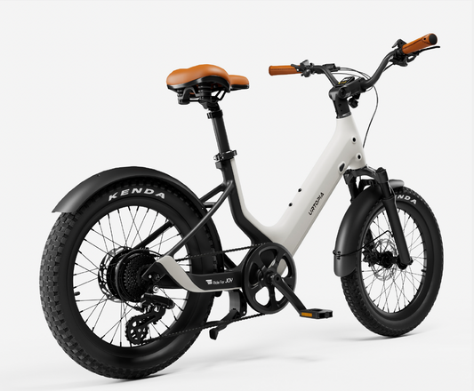 URTOPIA JOY 500 w Step Thru Ebike 20X3 Fat Electric Mini Fat Tire eBike