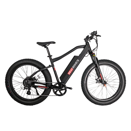 Big Bear eBikes REVI Predator 750 w Ready to Ride Step Over Ebike 26x4 Electric Fat Tire Mountain eBike